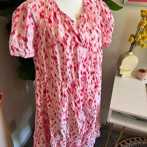 89th & Madison Pink and White Maxi Dress